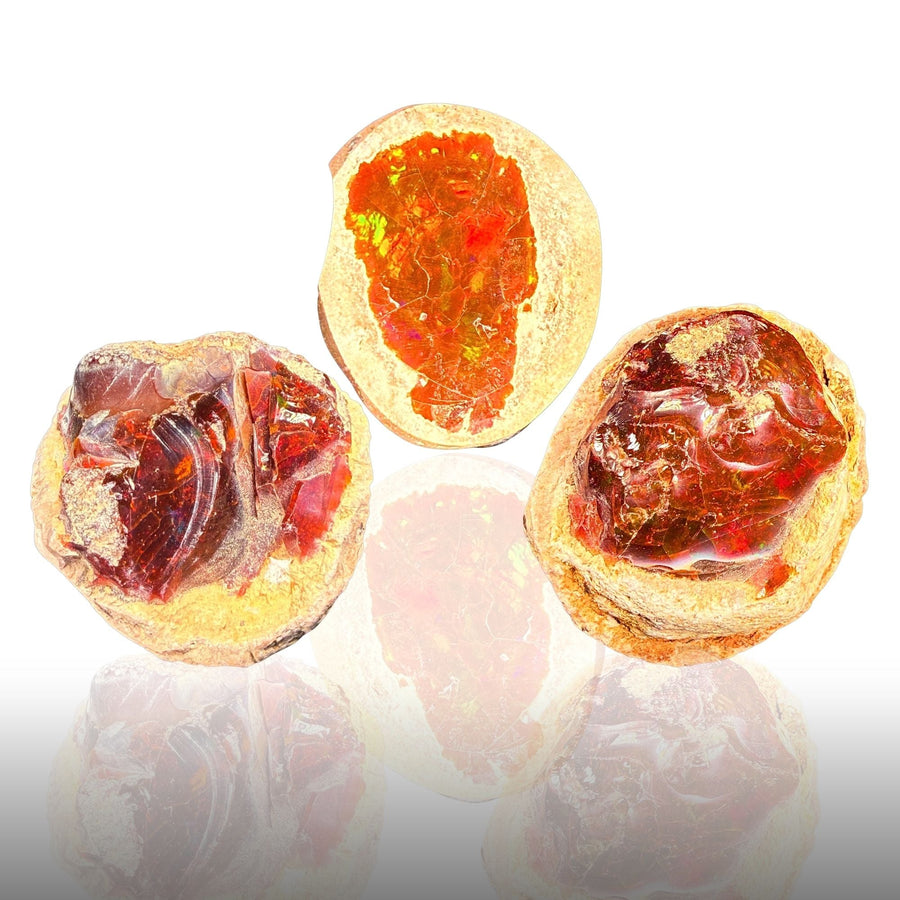 Rough Ethiopia Fire Opal Nugget